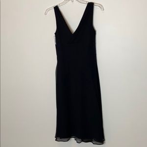 JCrew Silk Chiffon Bridesmaids Dress Black